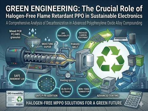 Latest company news about Green Engineering: The Crucial Role of Halogen-Free Flame Retardant PPO in Sustainable Electronics